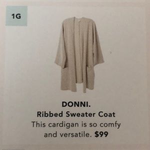 NWOT Donni cardigan